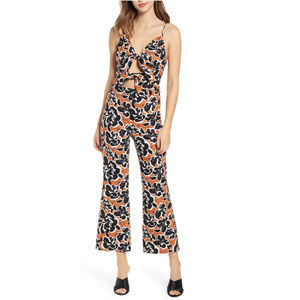 LEITH Bow Tie Jumpsuit Size Large